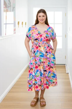 Millie Dress in Aussie Lilac by Kasey Rainbow