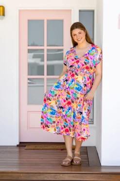 Millie Dress in Aussie Lilac by Kasey Rainbow