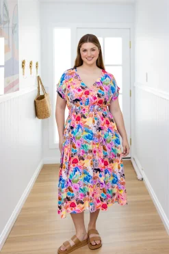 Millie Dress in Aussie Lilac by Kasey Rainbow