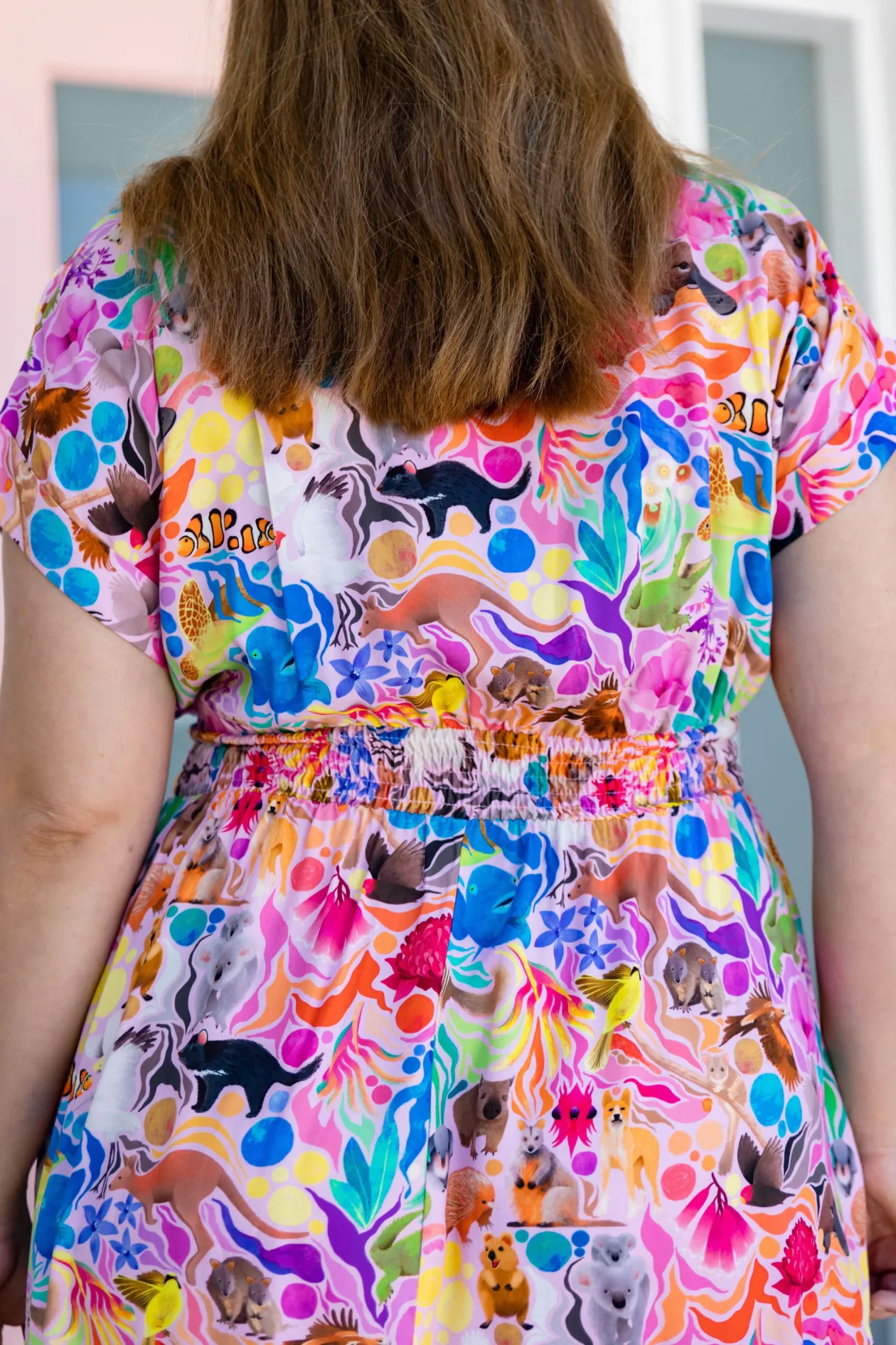 Millie Dress in Aussie Lilac by Kasey Rainbow