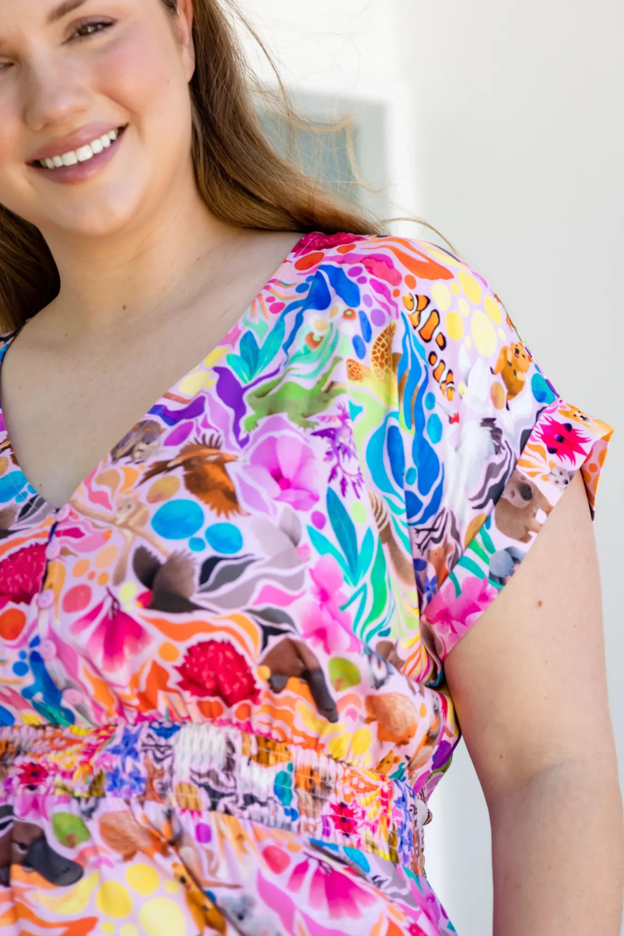 Millie Dress in Aussie Lilac by Kasey Rainbow