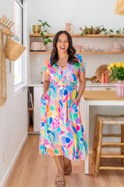 Millie Dress in Peachy Keen by Kasey Rainbow