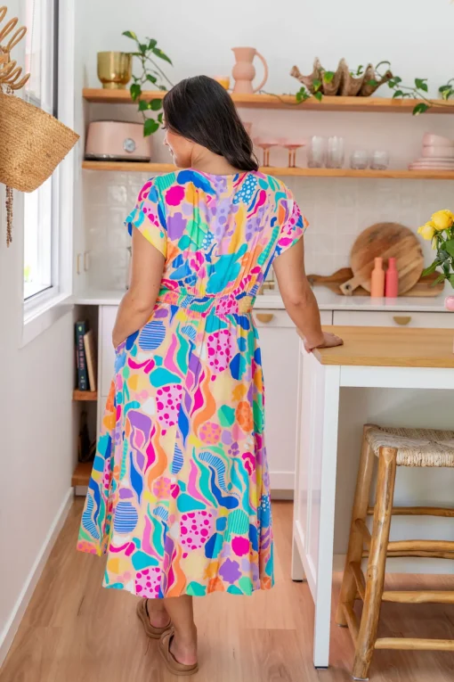 Millie Dress in Peachy Keen by Kasey Rainbow