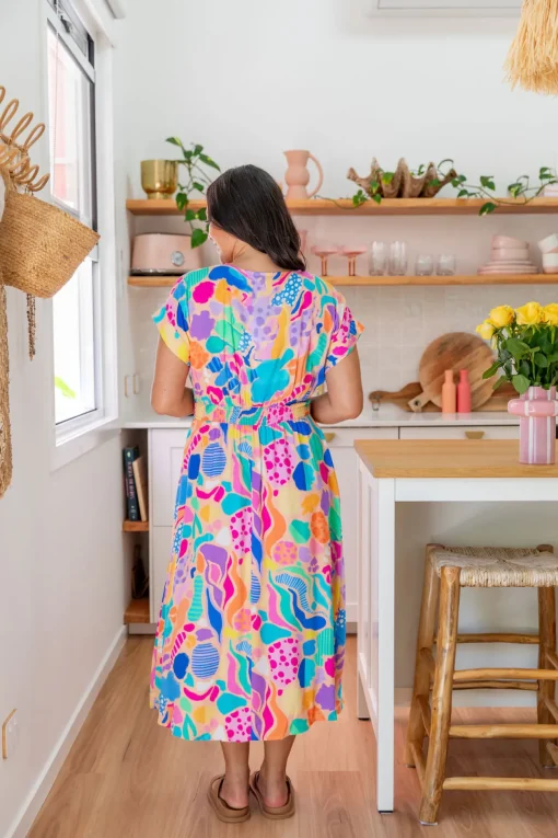 Millie Dress in Peachy Keen by Kasey Rainbow