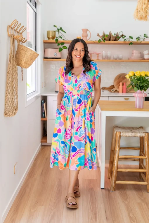 Millie Dress in Peachy Keen by Kasey Rainbow