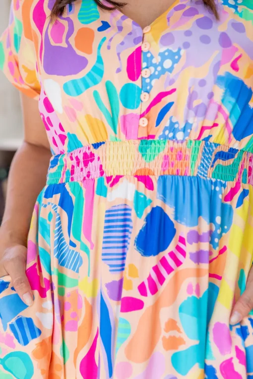 Millie Dress in Peachy Keen by Kasey Rainbow