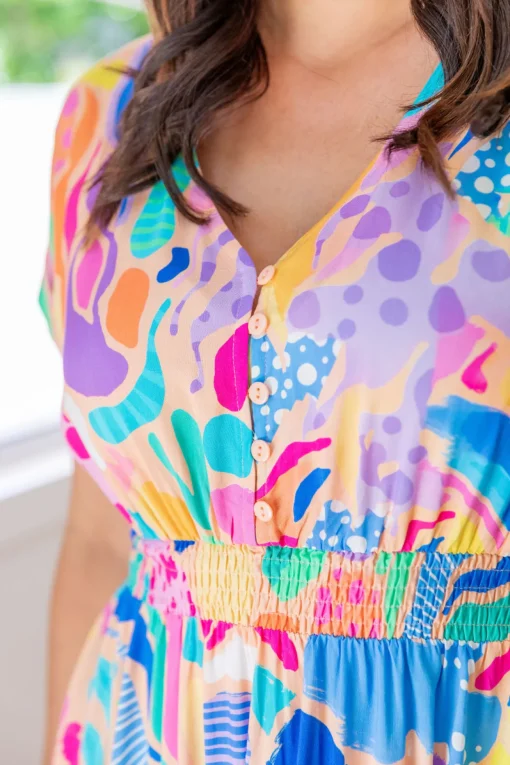 Millie Dress in Peachy Keen by Kasey Rainbow