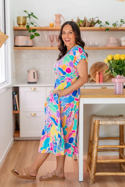 Millie Dress in Peachy Keen by Kasey Rainbow
