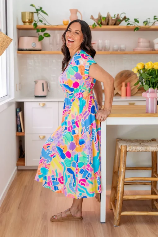 Millie Dress in Peachy Keen by Kasey Rainbow