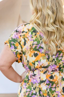 Millie Linen Blend Midi Dress in Mirage