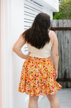 Nicole Skirt in Sunshine Floral