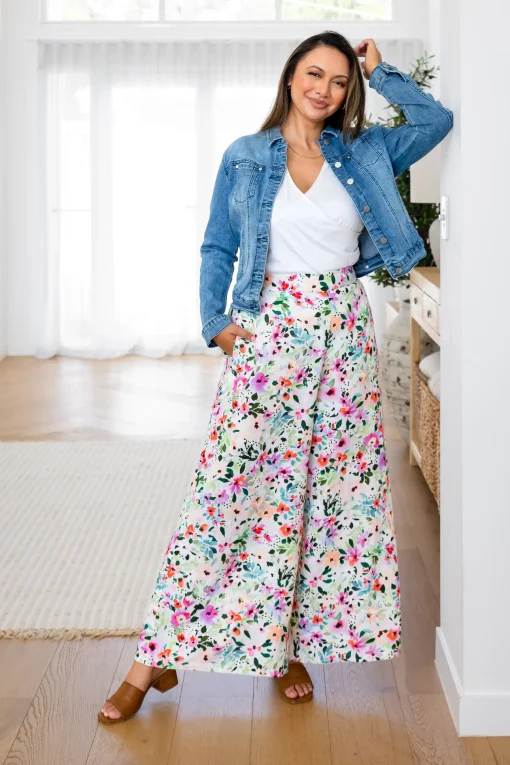 Noah Full Length Pants in Rose Fleur
