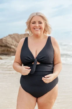 Noosa Tie One Piece in Black