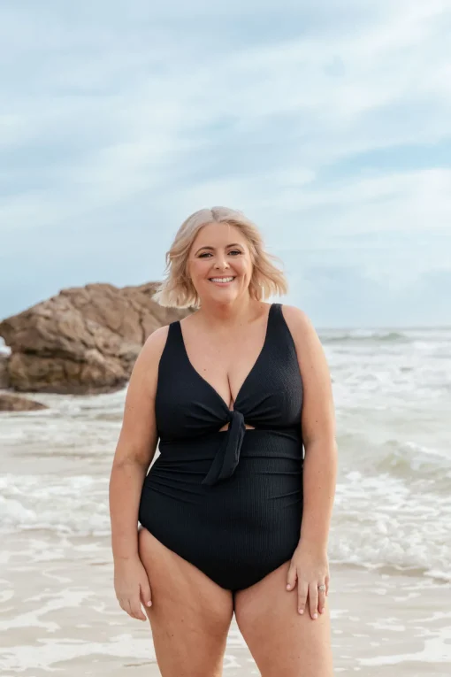 Noosa Tie One Piece in Black