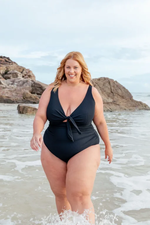 Noosa Tie One Piece in Black