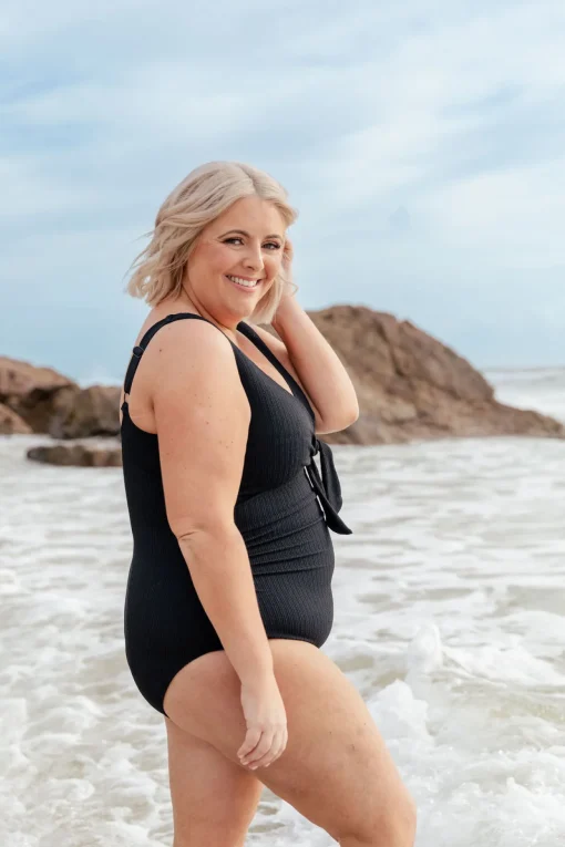 Noosa Tie One Piece in Black