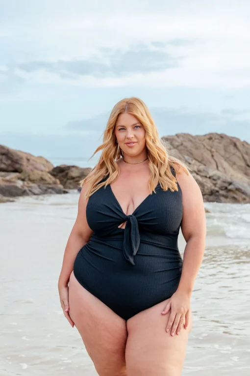 Noosa Tie One Piece in Black