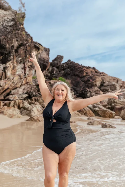 Noosa Tie One Piece in Black