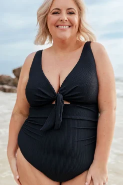 Noosa Tie One Piece in Black