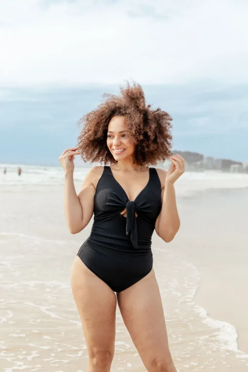 Noosa Tie One Piece in Black