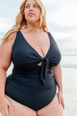 Noosa Tie One Piece in Black