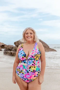 Noosa Tie One Piece in Kasey Swim by Kasey Rainbow
