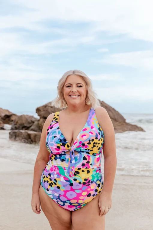 Noosa Tie One Piece in Kasey Swim by Kasey Rainbow