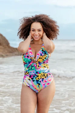 Noosa Tie One Piece in Kasey Swim by Kasey Rainbow