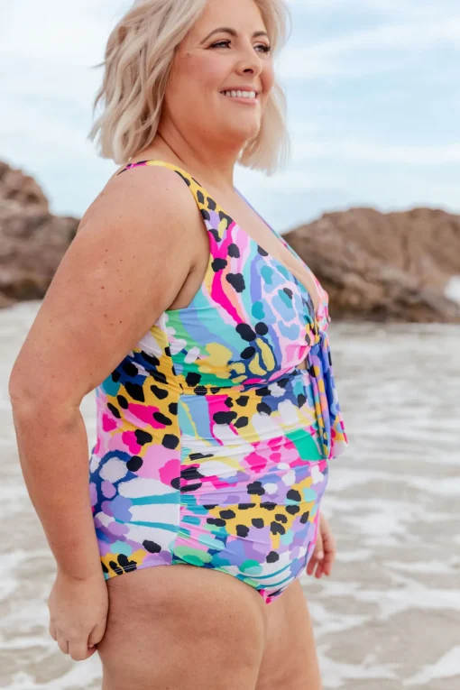 Noosa Tie One Piece in Kasey Swim by Kasey Rainbow