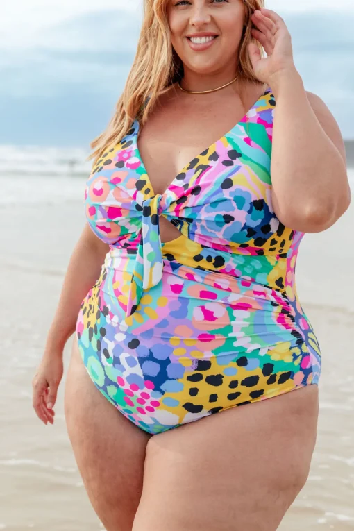 Noosa Tie One Piece in Kasey Swim by Kasey Rainbow