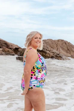 Noosa Tie One Piece in Kasey Swim by Kasey Rainbow
