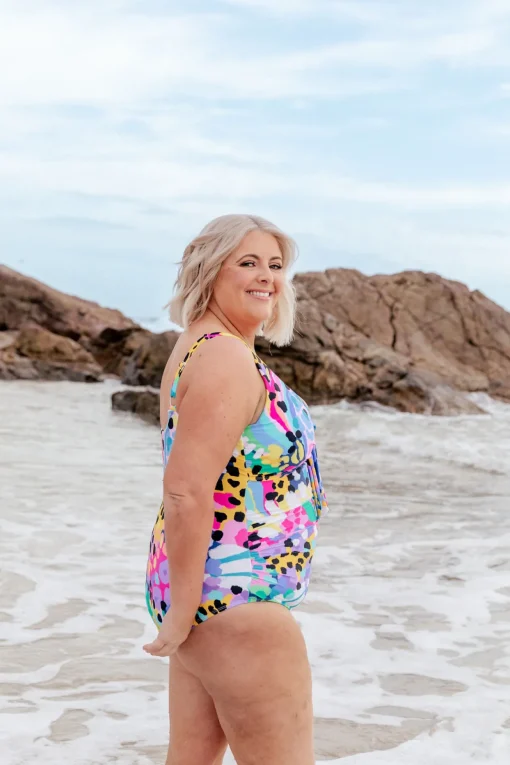 Noosa Tie One Piece in Kasey Swim by Kasey Rainbow