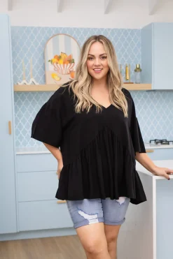 Peak Top in Black