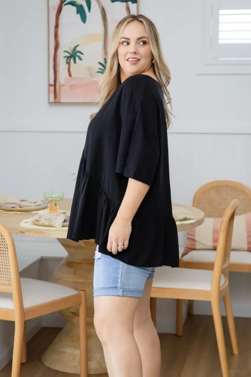 Peak Top in Black