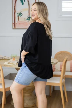 Peak Top in Black