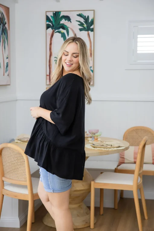 Peak Top in Black