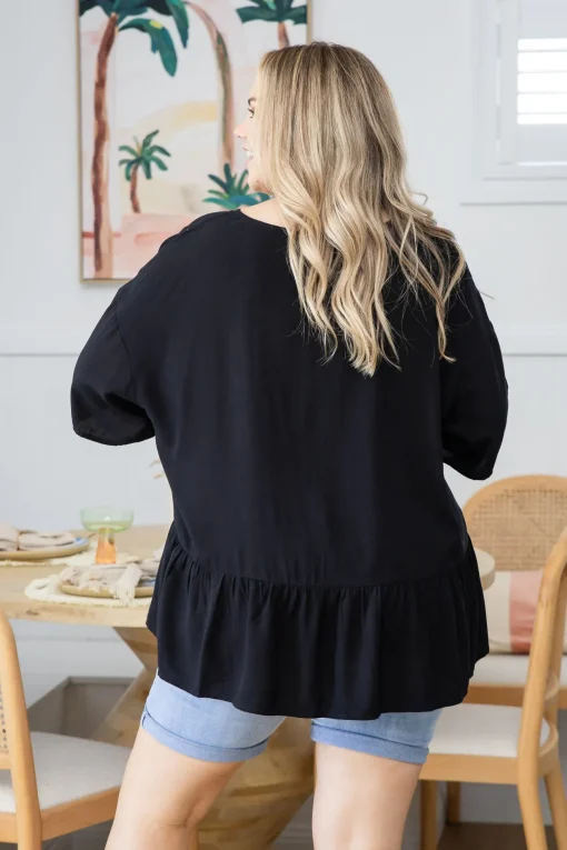 Peak Top in Black