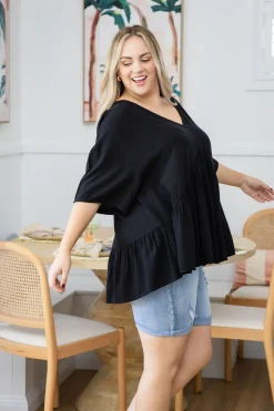 Peak Top in Black