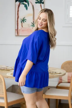 Peak Top in Blue