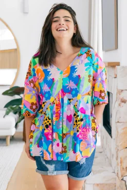 Peak Top in Floral Fancy by Kasey Rainbow