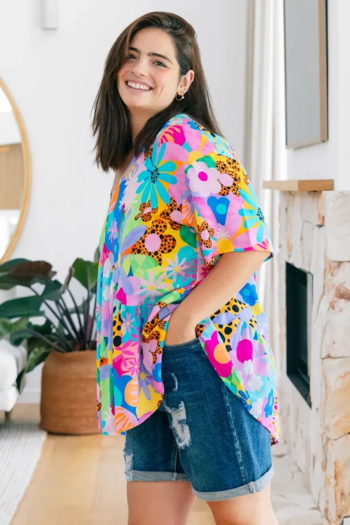 Peak Top in Floral Fancy by Kasey Rainbow