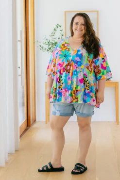 Peak Top in Floral Fancy by Kasey Rainbow