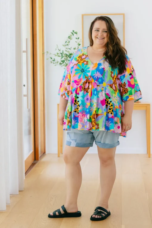 Peak Top in Floral Fancy by Kasey Rainbow