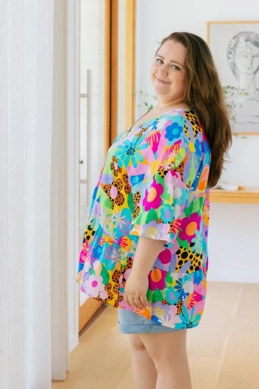 Peak Top in Floral Fancy by Kasey Rainbow