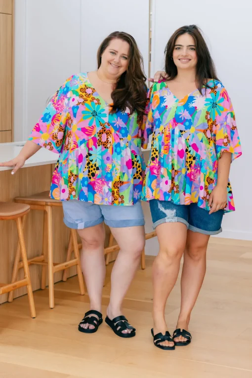 Peak Top in Floral Fancy by Kasey Rainbow