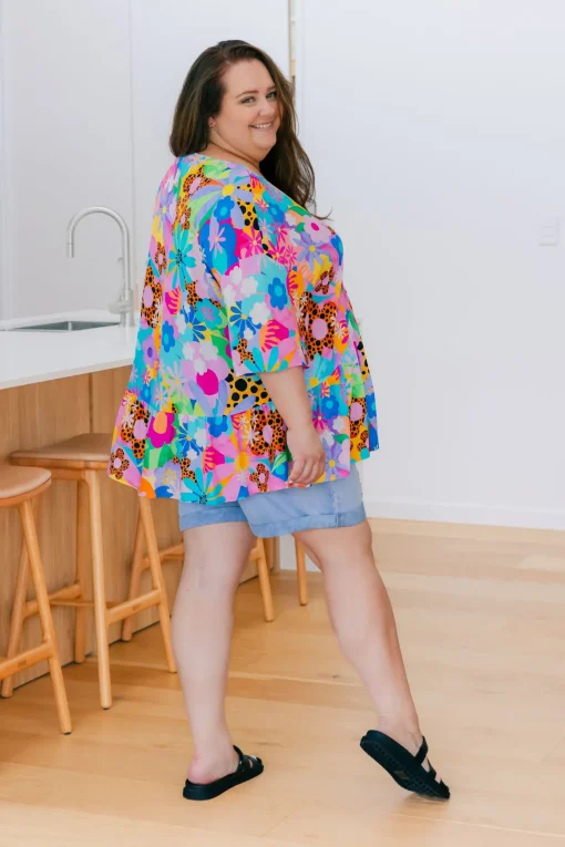 Peak Top in Floral Fancy by Kasey Rainbow