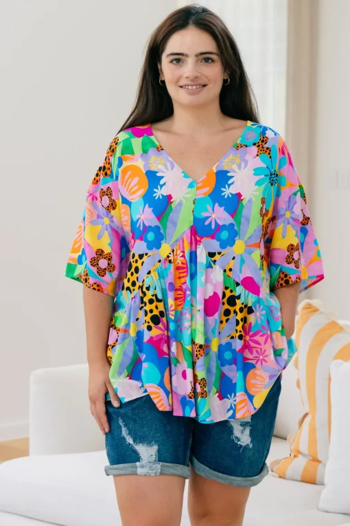 Peak Top in Floral Fancy by Kasey Rainbow