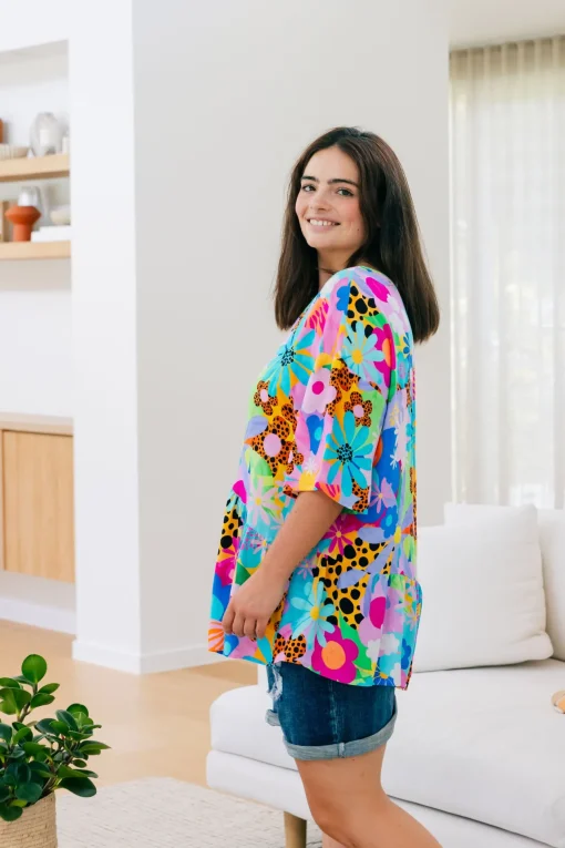 Peak Top in Floral Fancy by Kasey Rainbow