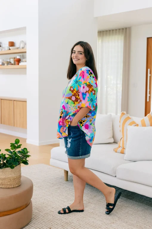 Peak Top in Floral Fancy by Kasey Rainbow