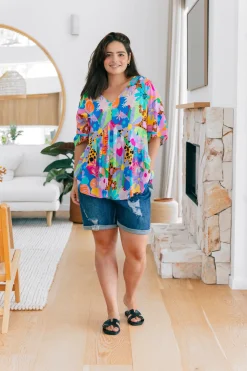 Peak Top in Floral Fancy by Kasey Rainbow